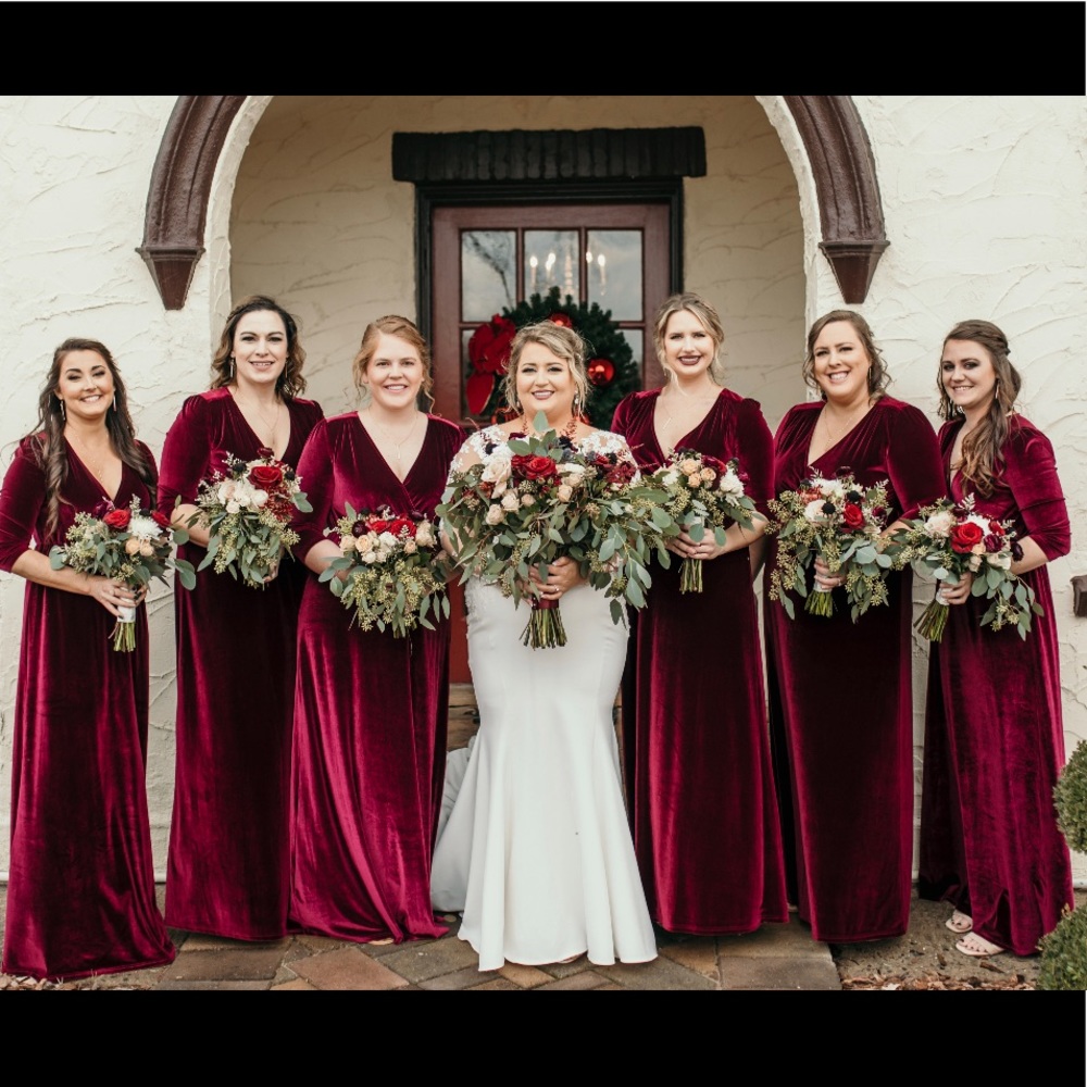 Baltic Borne - Sophia Velvet Maxi Dress - Mulberry